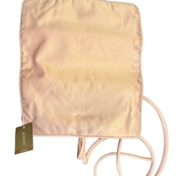 J. Crew Satin Jewelry Roll Light Pink - Picture 4 of 5